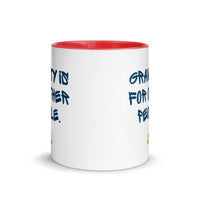 Mug with Colour Inside - Gravity is for other people